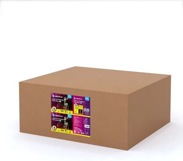 Aigostar - LED kültéri karácsonyi dekoráció LED/3,6W/31/230V 2700K 105 cm IP44 rénszarvas