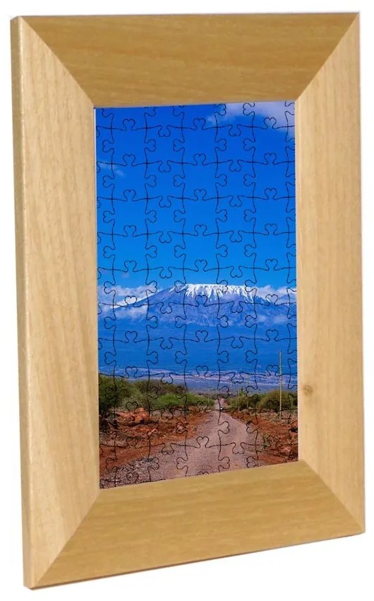 Nairobi puzzle képkeret natúr