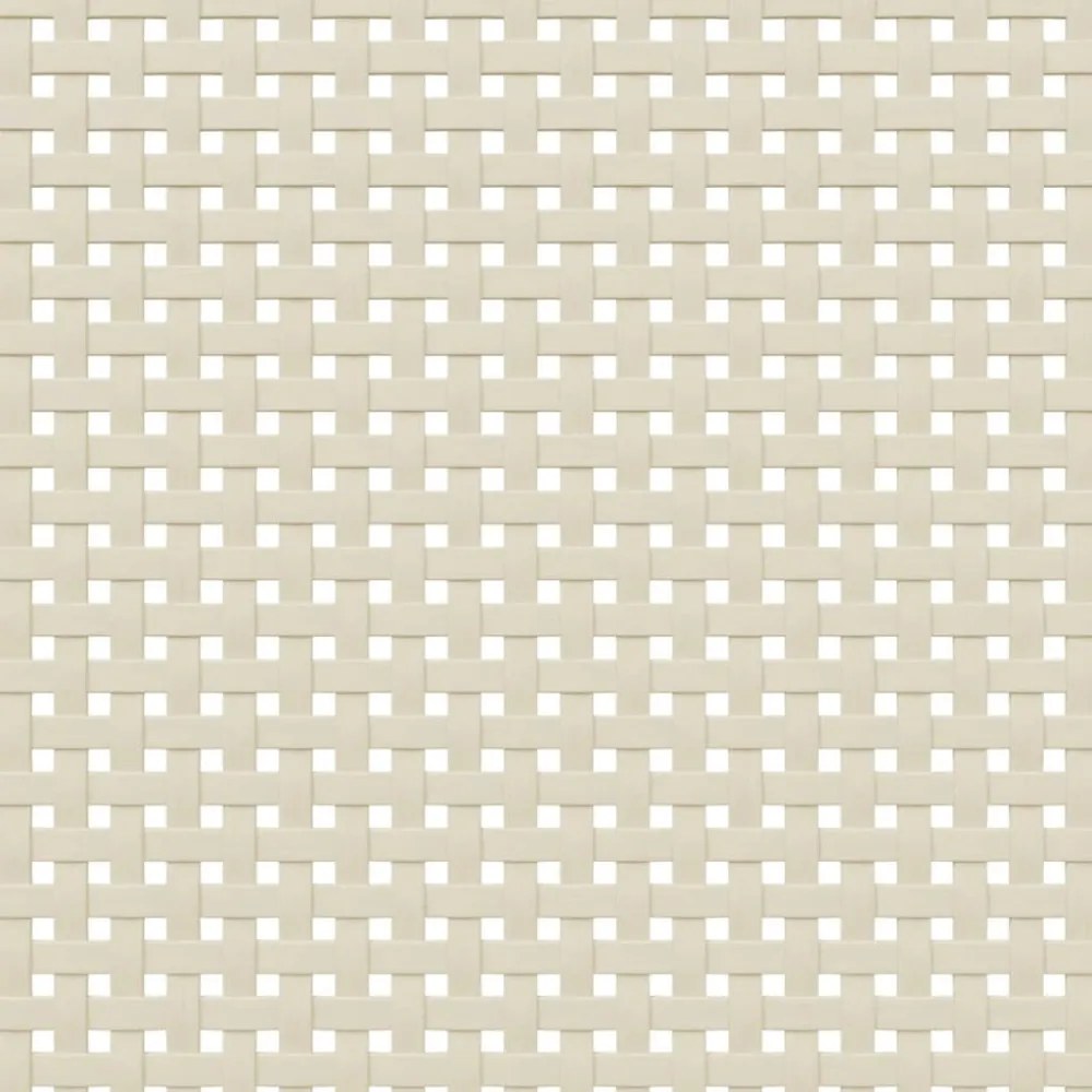 SENJA fehér rattanhatású tömör fenyő tévészekrény 158x40x80 cm