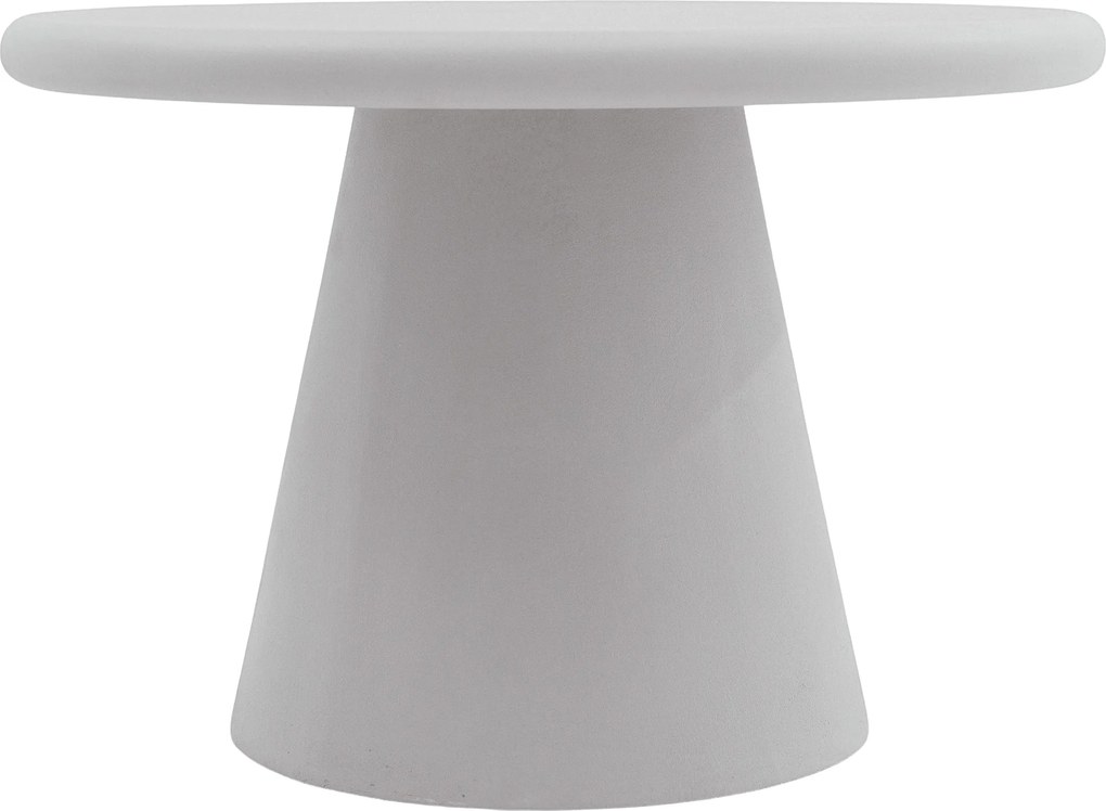 Clav kerek dohányzóasztal 60 cm - világosszürke