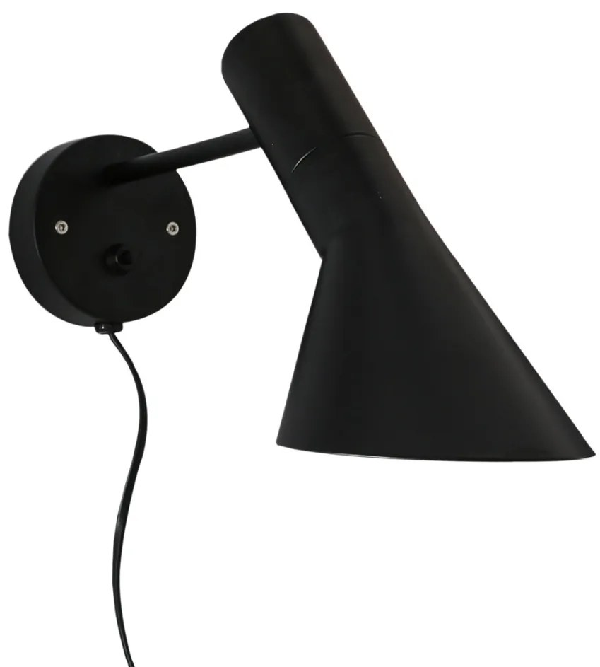 Italux VOLTA MBE0009/1-BLACK Fali lámpa 1x60W/E27 IP20