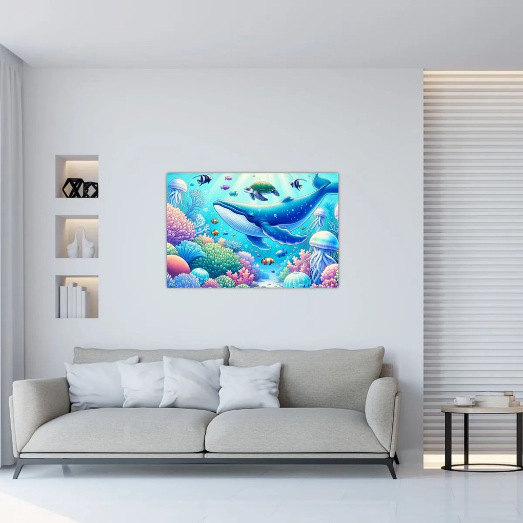 Kép – Víz alatti világ (90x60 cm)