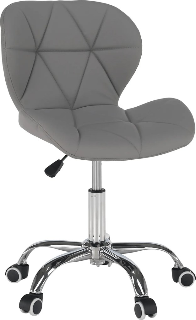 Irodai fotel, szürke/króm, ARGUS NEW