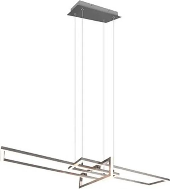 TRIO 320310307 SALINAS Modern Led Függesztett Lámpa Ezüst LED IP20