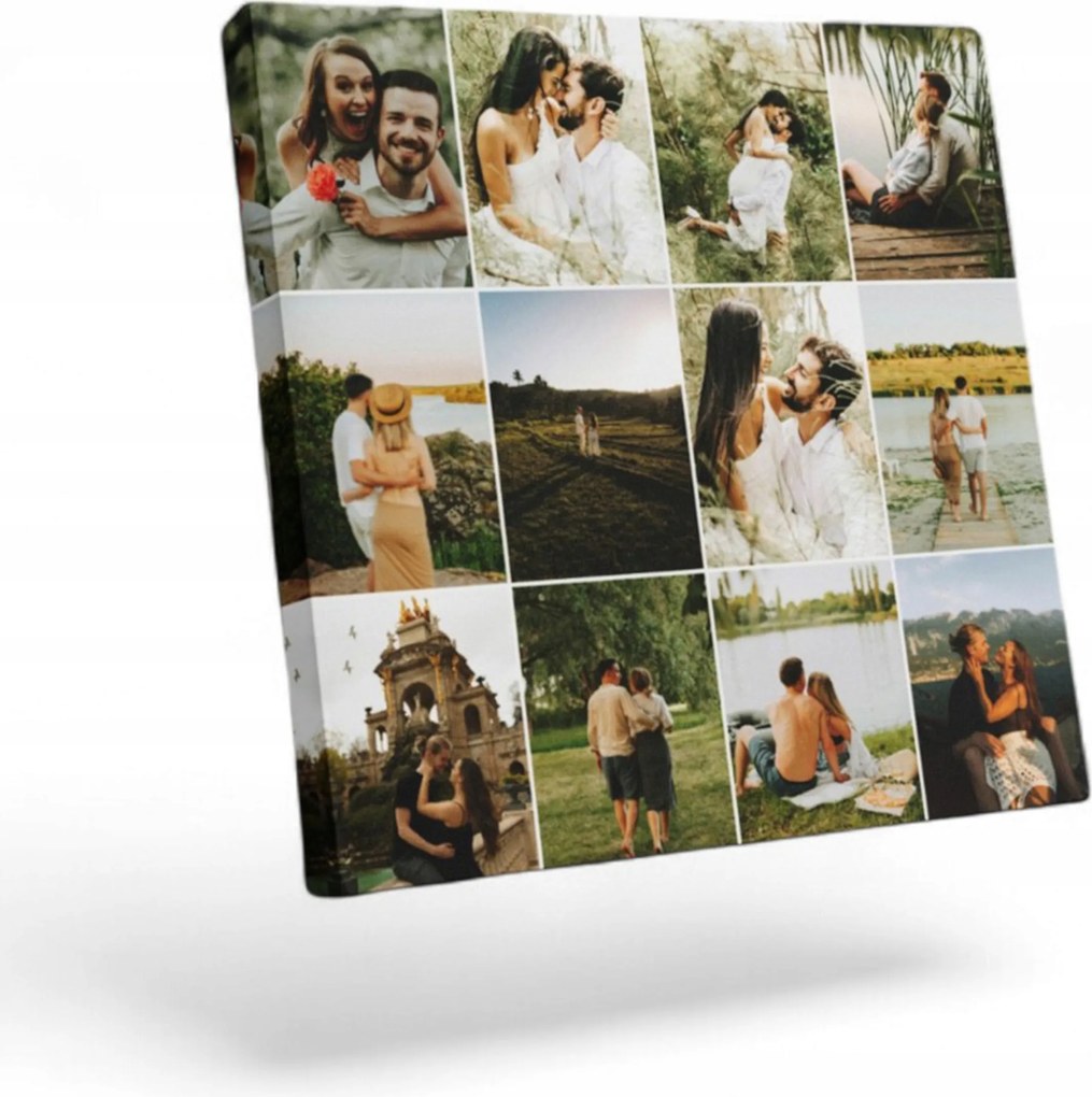 Fotó-vászonkép Az Ön fotója 100x100 Kollázs Varázsló Minták 12 Fotó