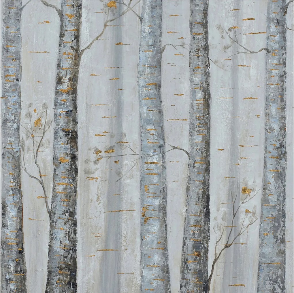 Dekoratív fotótapéta falra Könnyű összeszerelés Nyírfa 250x250 Ragasztó