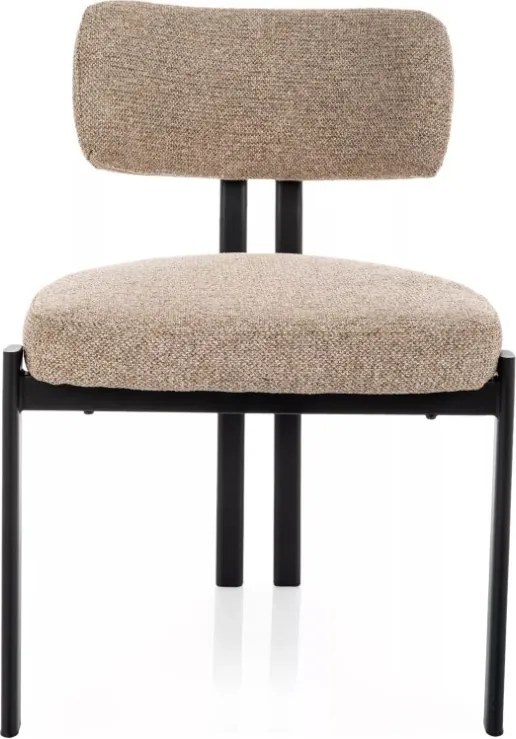 Misaki étkezőszék bézs/fekete