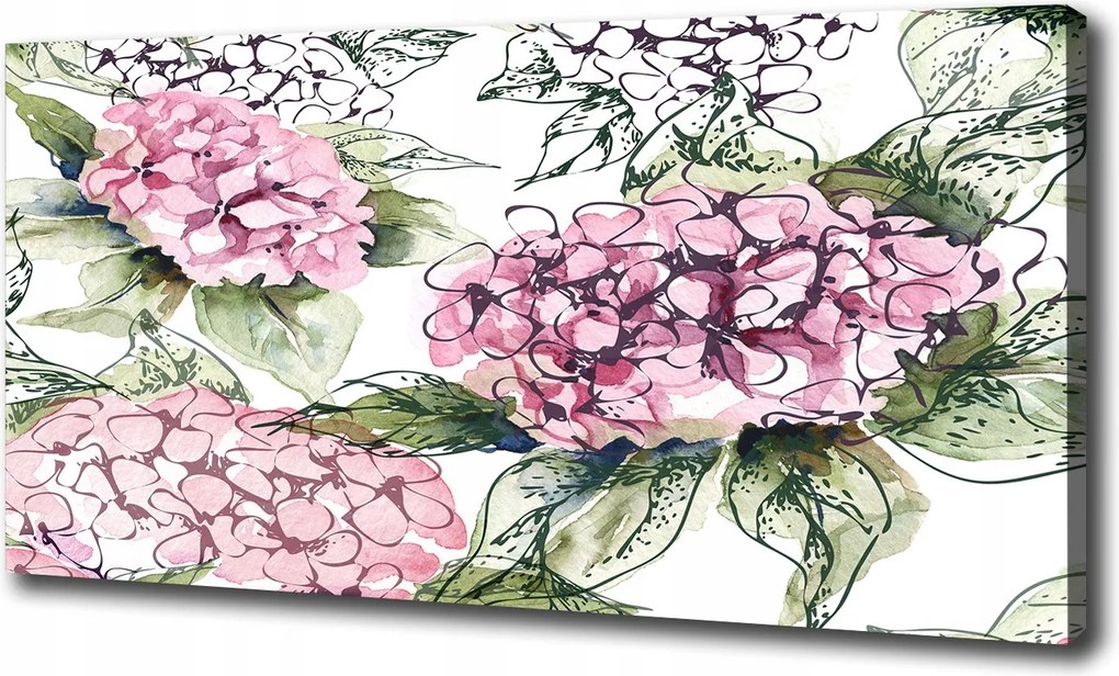 Canvas falikép Hortenzia 100x70 cm