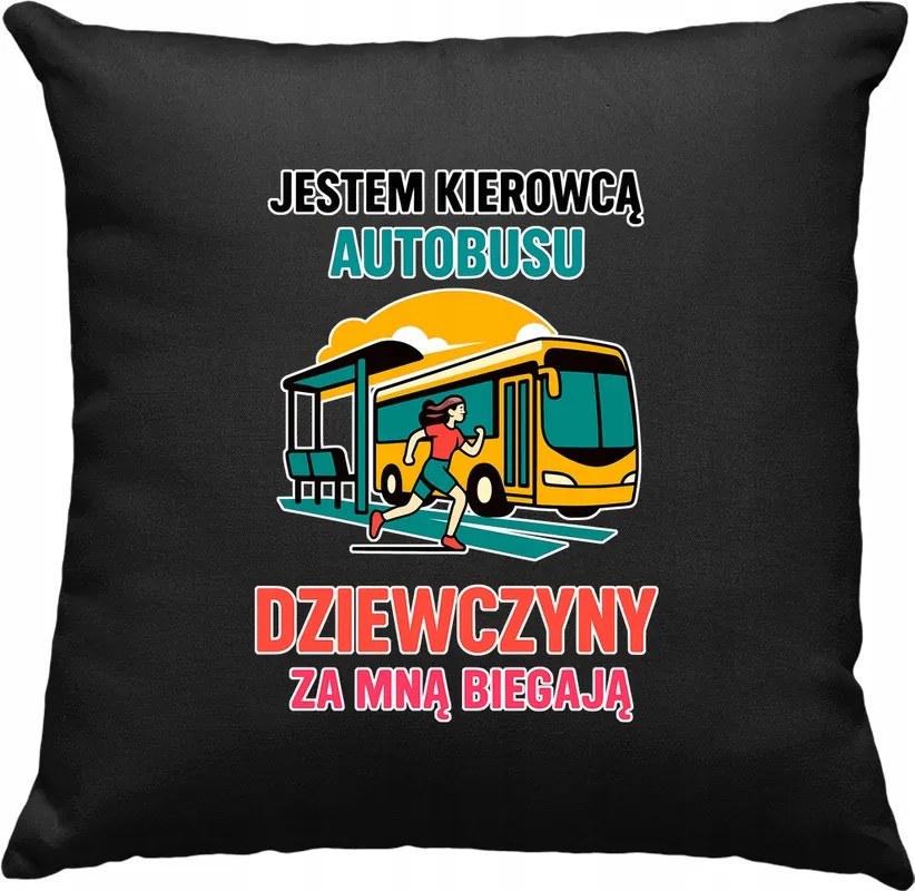 Lány Futó Párna Sofőr Fekete