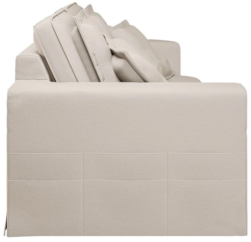 Krémszínű kanapé 196 cm Nora – Ropez