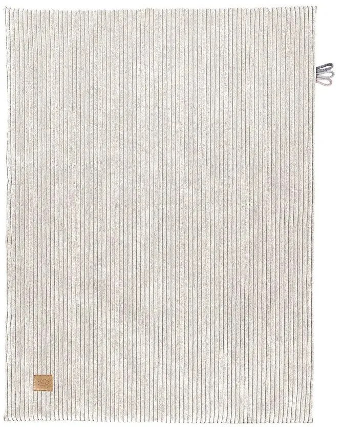 Krémszínű kordbársony gyerek takaró 100x77 cm – Meowbaby