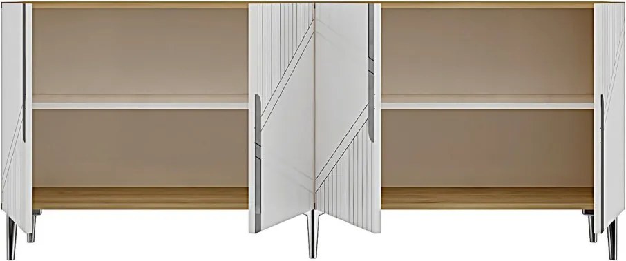 Evva 150 - Sapphire Oak, White, Silver
