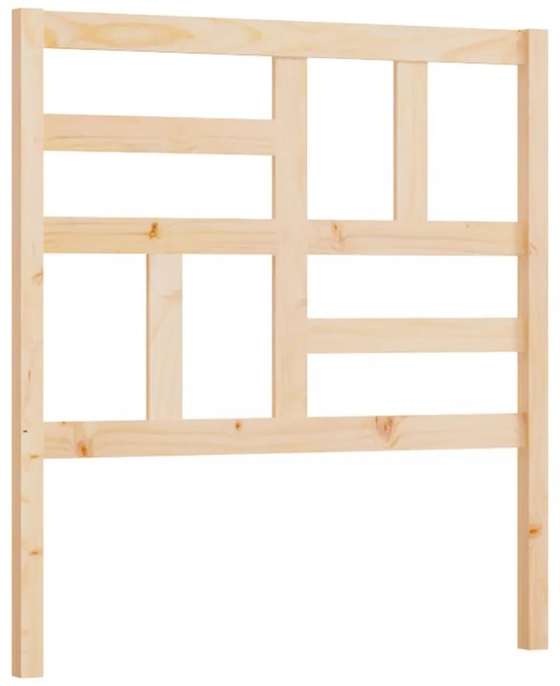 tömör fenyőfa ágyfejtámla 106x4x104 cm