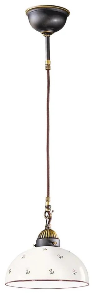 Kolarz 731.30.27 - Csillár zsinóron NONNA 1xE27/75W/230V átm. 30 cm zöld