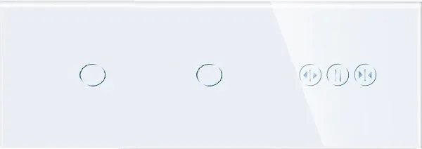 Érintőkapcsoló Redőny Vezérlő 2x Kapcsoló 1K Wifi Fény Tuya