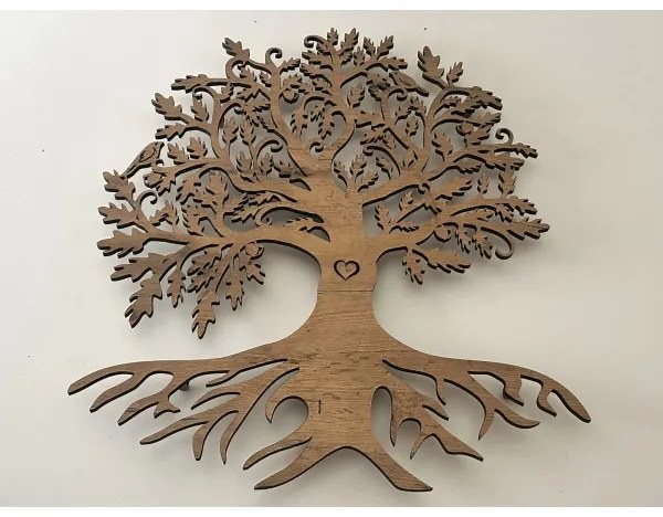 Li-Go 5732/DUB/S2 - LED fali dekoráció LED/10W/5V 20000 mAh 68x80 cm tölgy