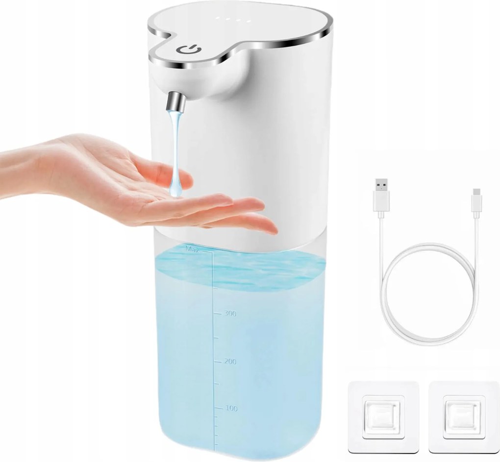 400ML-ES Folyékony Szappan Adagoló Automata Érzékelő Érintésmentes Diszpenzátor