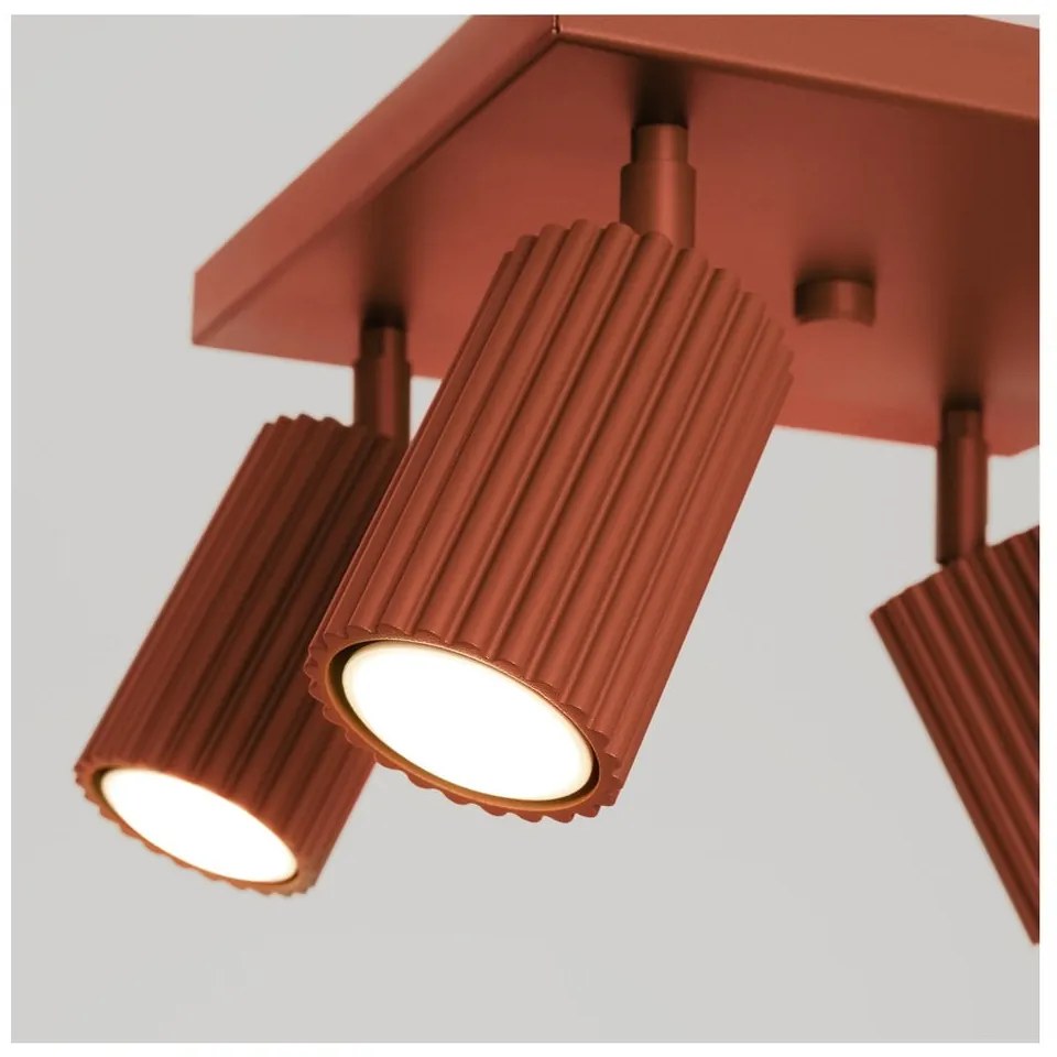 Téglavörös spotlámpa 25x25 cm Gleam – Sollux