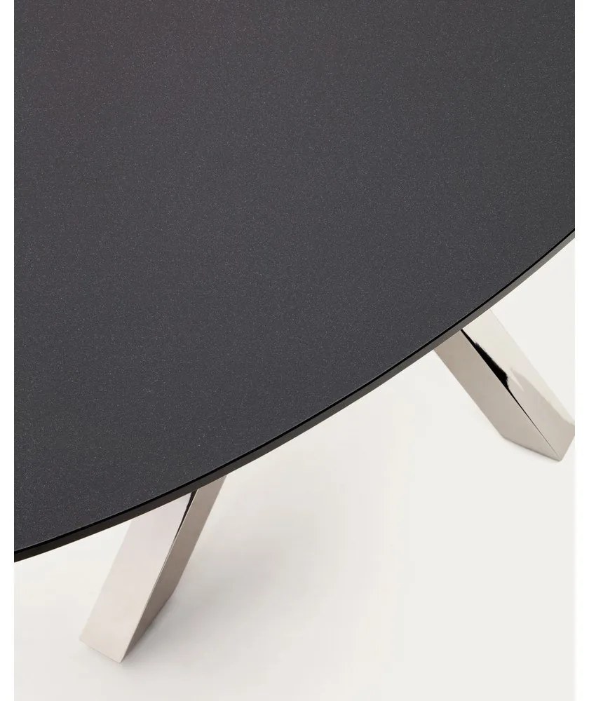 Étkezőasztal üveg asztallappal 100x200 cm Argo – Kave Home