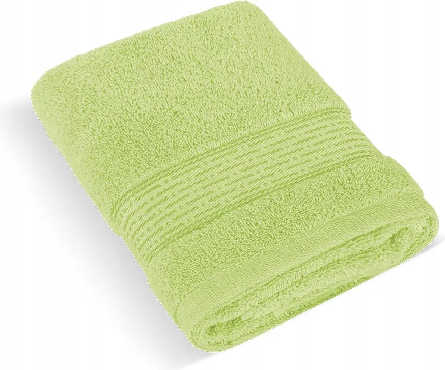 Brotex frottír törölköző 70x140cm csík 450g világoszöld