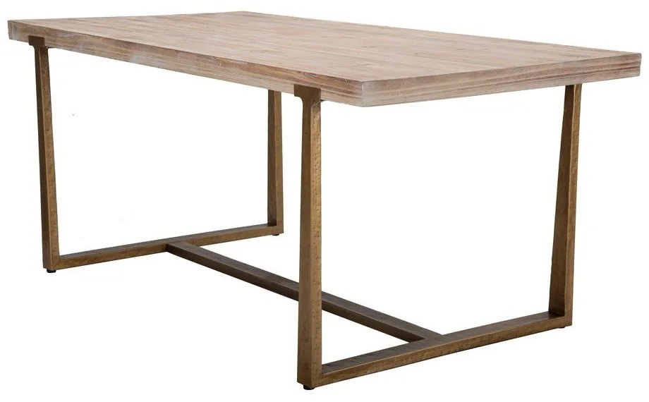Natúr színű étkezőasztal 180x90 cm Ankara – Mauro Ferretti