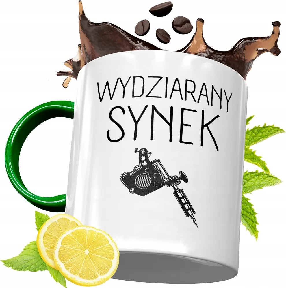 Zöld Bögre Fiúnak Születésnapi Ajándék fényképes nyomtatással