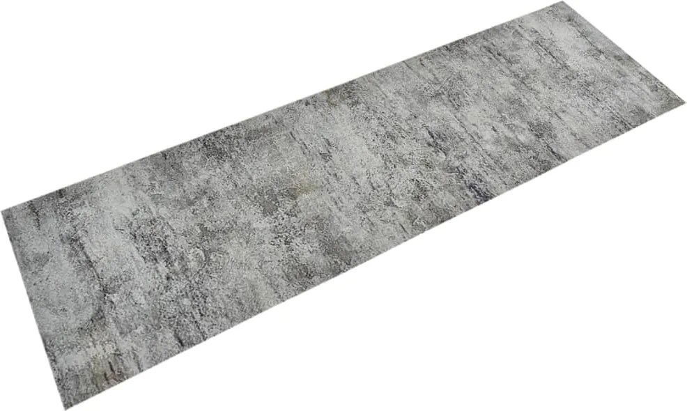 vidaXL mosható betonmintás bársony konyhaszőnyeg 60 x 180 cm