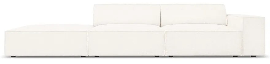 Bézs buklé szövet sarokkanapé (bal oldali) Jodie – Micadoni Home