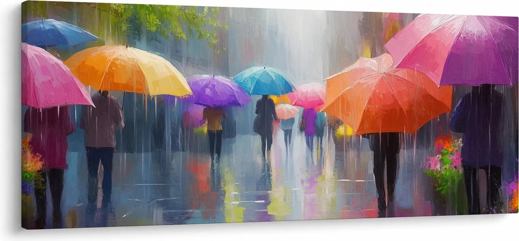 Kép - Esős nap (120x50 cm)
