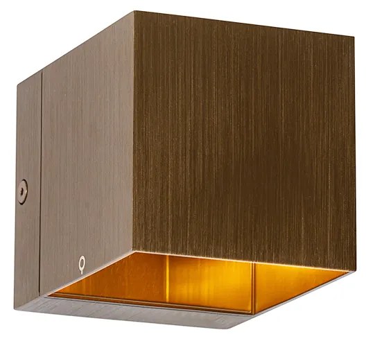 2 db intelligens fali lámpa készlet sötét bronz 8 cm WiFi-vel G9 - Transfer