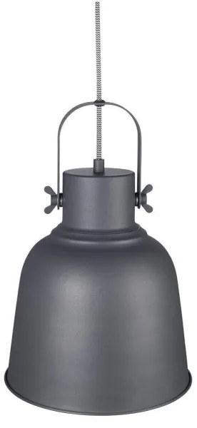 Nordlux - Csillár zsinóron ADRIAN 1xE27/40W/230V átm. 25 cm antracit