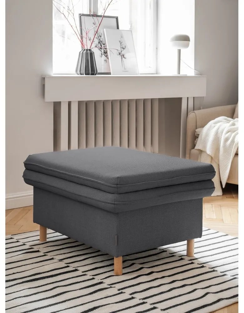 Sötétszürke lábtartó Simon – Miuform