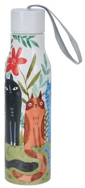 Cicás Duplafalú rozsdamentes acél hőtartó termosz 500 ml Garden Felines