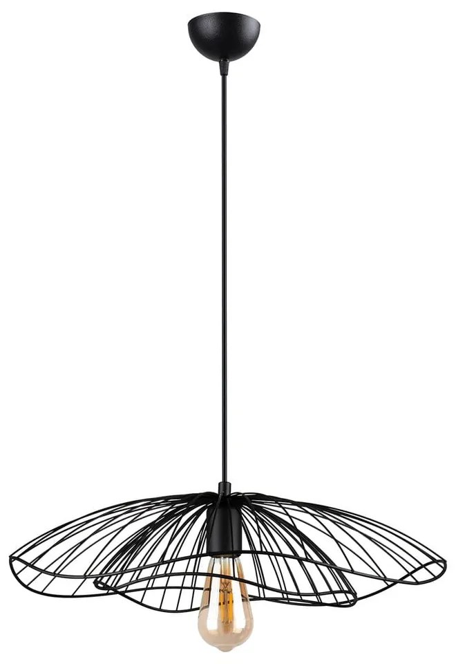 Root fekete függőlámpa, magasság 111 cm - Squid Lighting