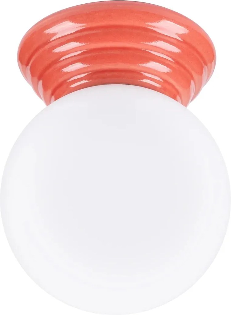 Fürdőszobai mennyezeti lámpa Zori G9 8W mázas barack Sollux