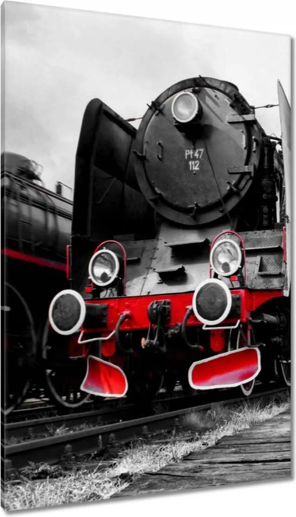 Vászonkép 80x120 Gőzmozdony Pt 47 Wolsztyn
