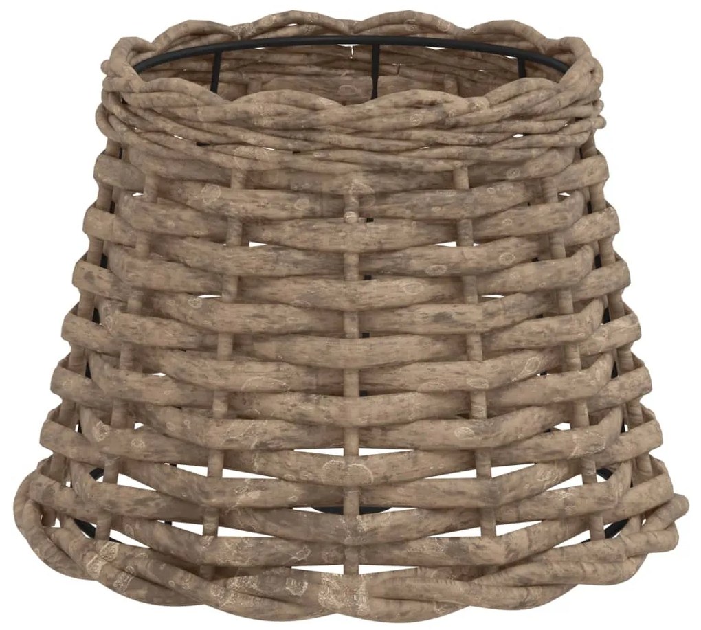 barna fonott lámpaernyő Ø20 x 15 cm