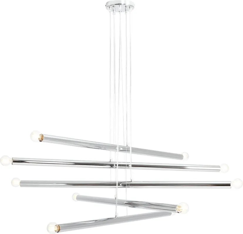 ALDEX 1072M4 TUBO Modern Led Függesztett Lámpa Króm E14 IP20