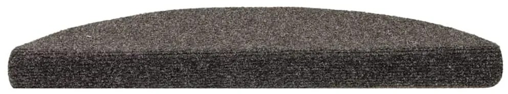 10 db antracit tűlyukasztott öntapadó lépcsővédő 56 x 17 x 3 cm