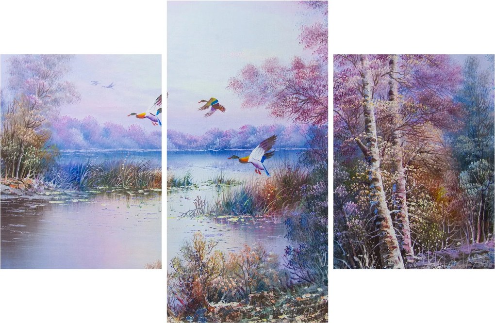 Kép - ősz jön, olajfestmény (90x60 cm)