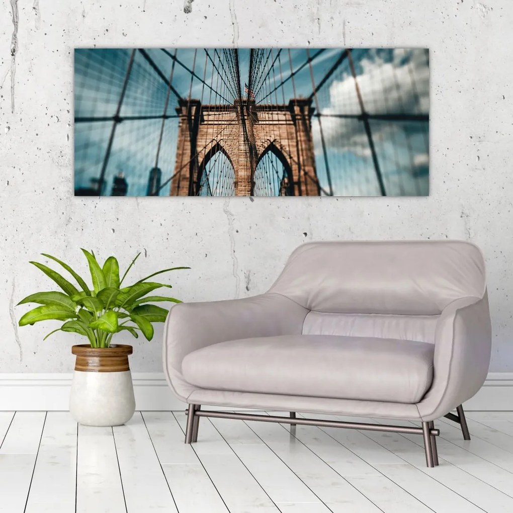 Kép - Brooklyn Bridge (120x50 cm)