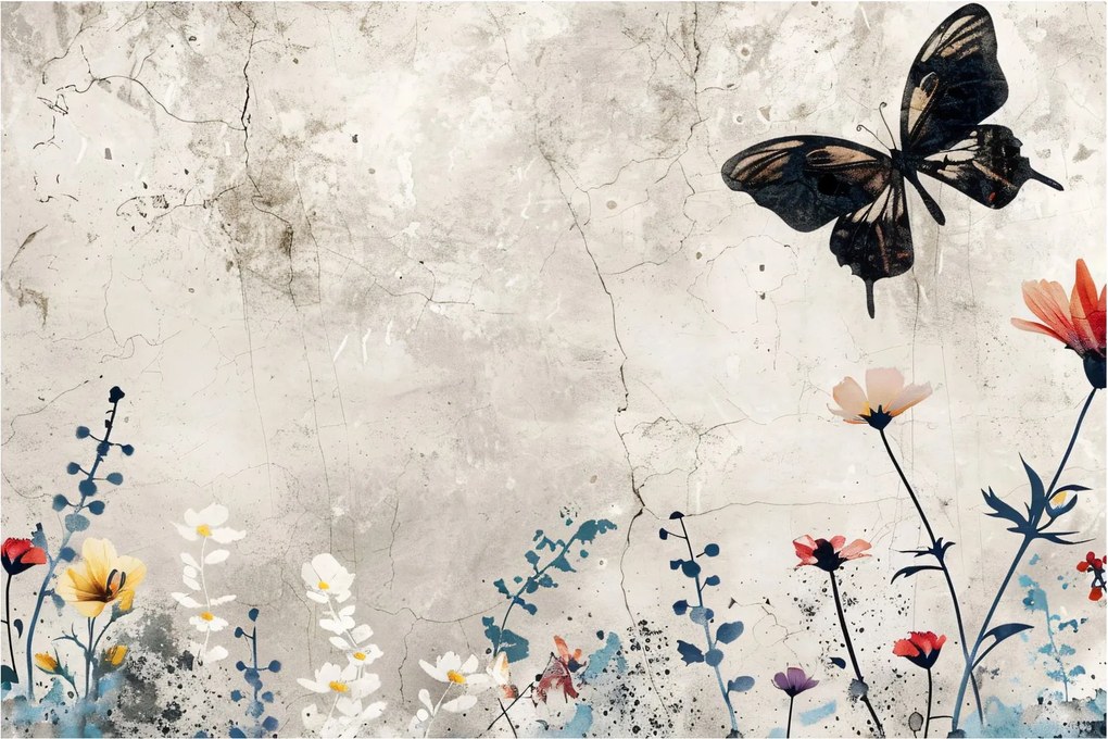Kép - Meadow betonban (90x60 cm)