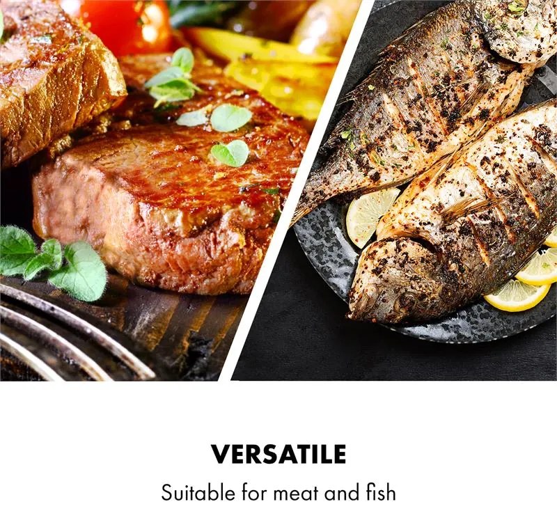 AeroVital Cube Chef, forrólevegős fritőz, steak grillrács, kiegészítő, rozsdamentes acél