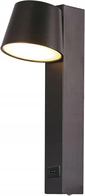 Led lámpatest V-tac 8W Fali lámpa Hotel Usb ágy VT-10112 3000K 900lm