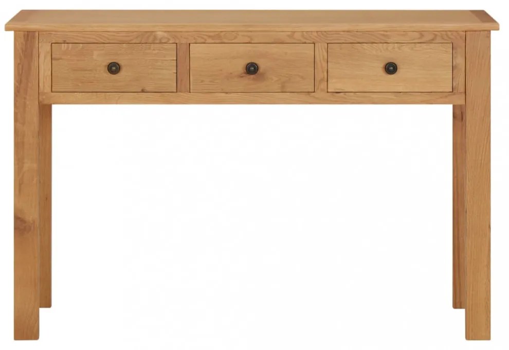 tömör tölgyfa fésülködőasztal 110 x 40 x 75 cm