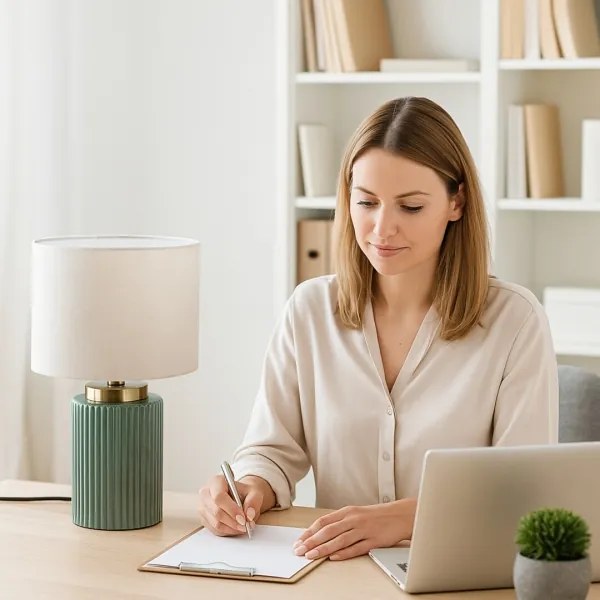 Rabalux 74046 - Asztali lámpa GLOVY 1xE14/40W/230V zöld