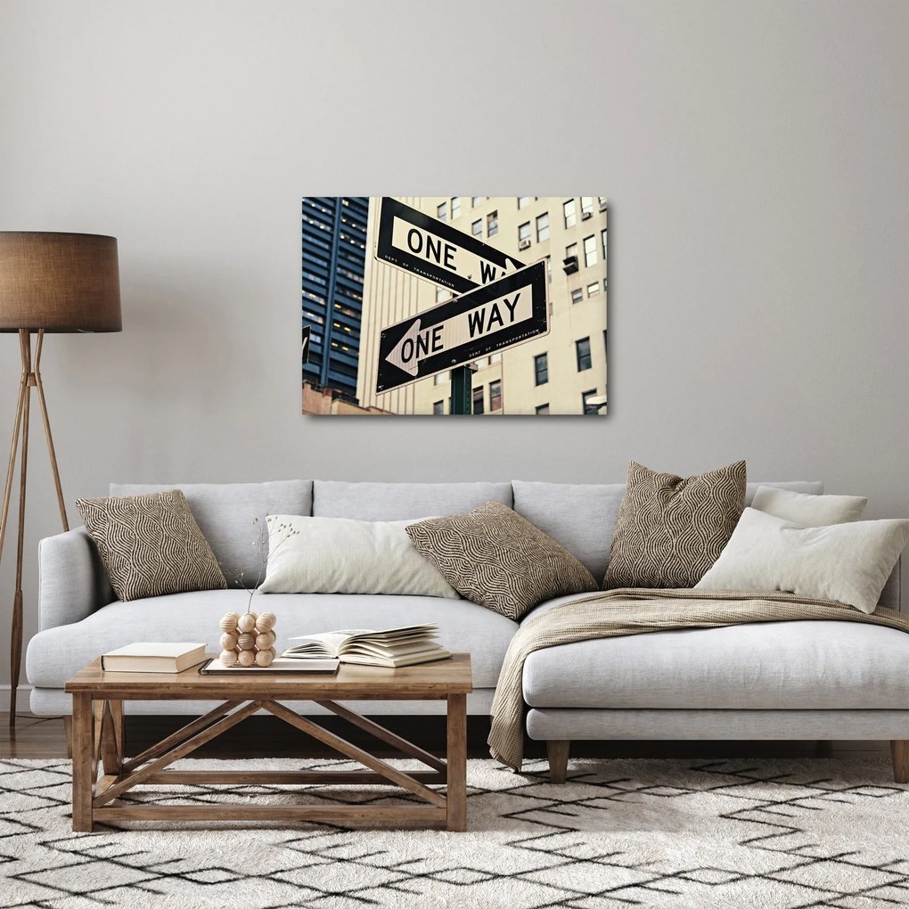 Kép - New York ONE WAY (70x50 cm)