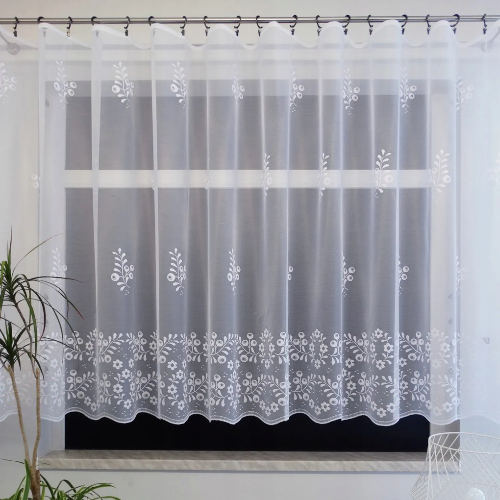 Mg Függöny 33692 jacquard 200x180cm Kész Szalaggal M