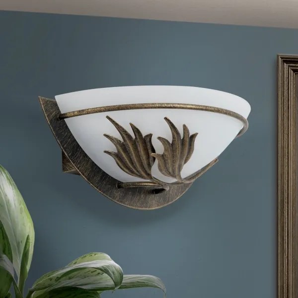 Orion WA 2-1196/1 - Fali lámpa FLEUR 1xE14/60W/230V bronz