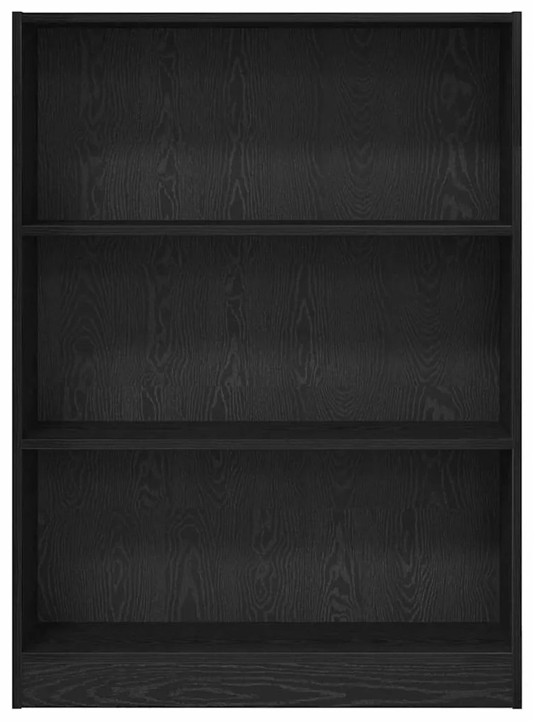 Könyvespolc Musta tammi 80 x 24 x 109 cm Faanyag